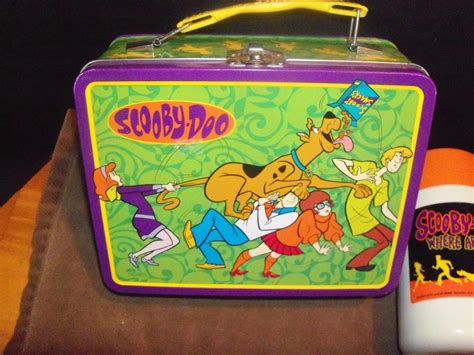 metal lunch box scooby doo|scooby doo tin lunch box.